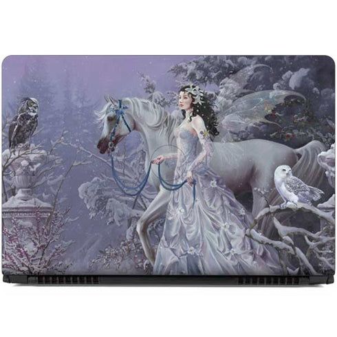 Fairy with Horse in Snow by Nene Thomas Dell Inspiron Skin